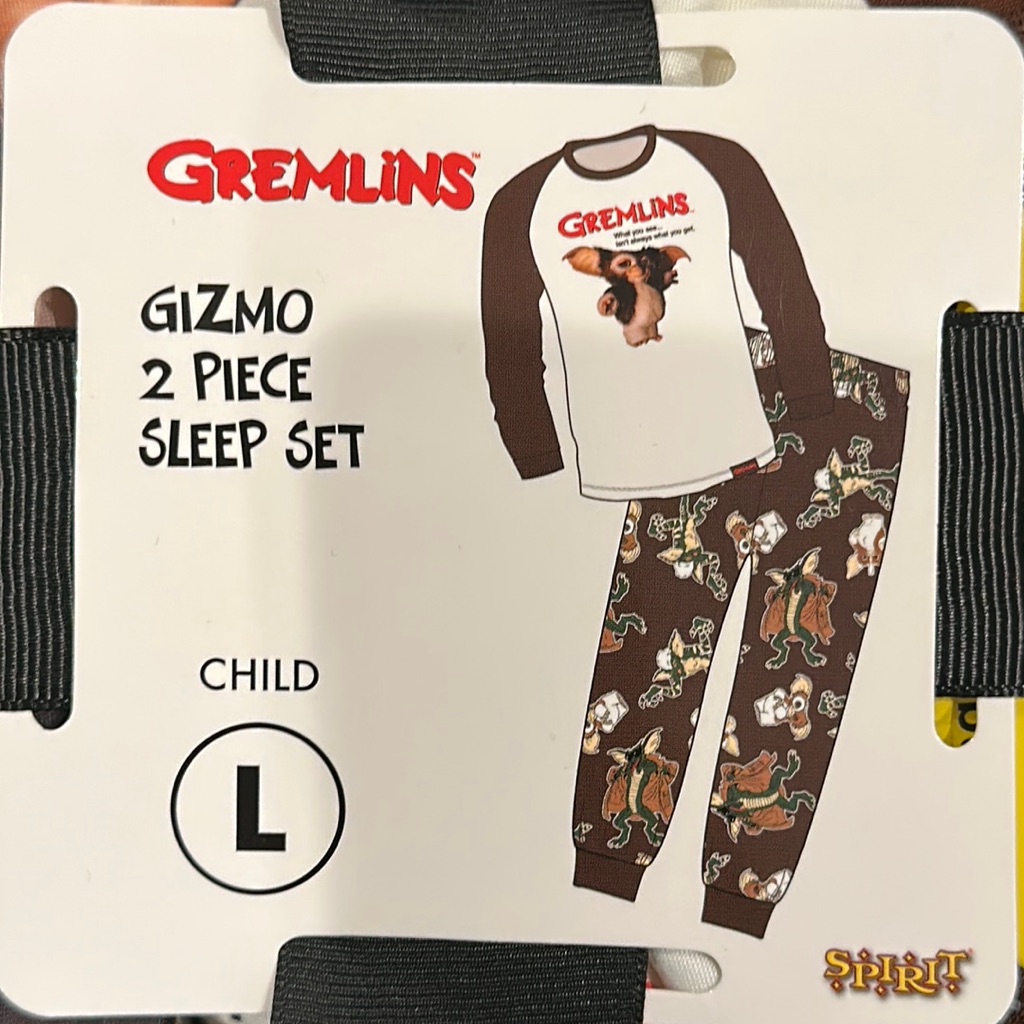 Brand New Gizmo 2 Pcs Sleep Set